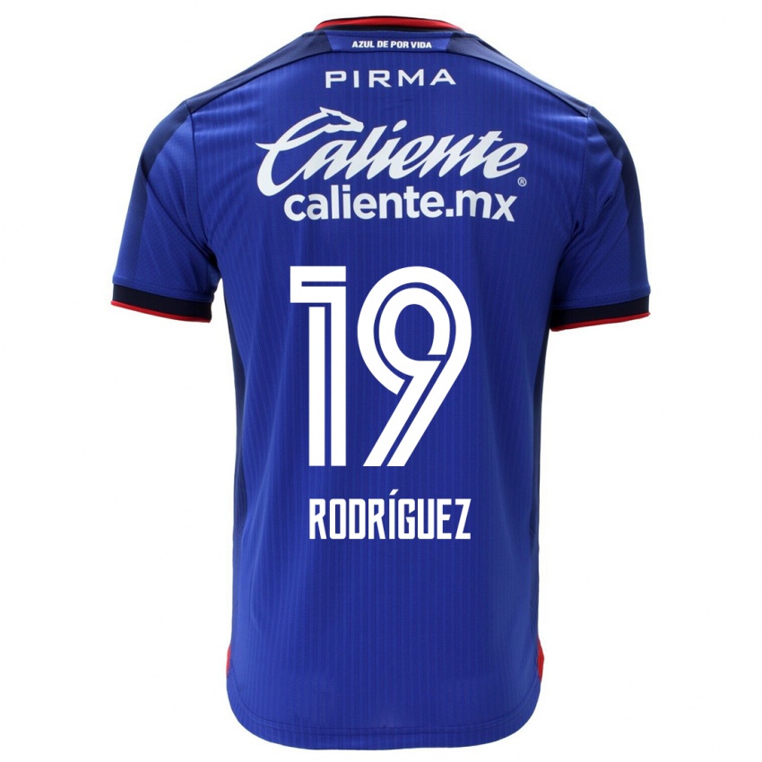 Homem Camisola Carlos Rodriguez #19 Azul Principal 2023/24 Camisa