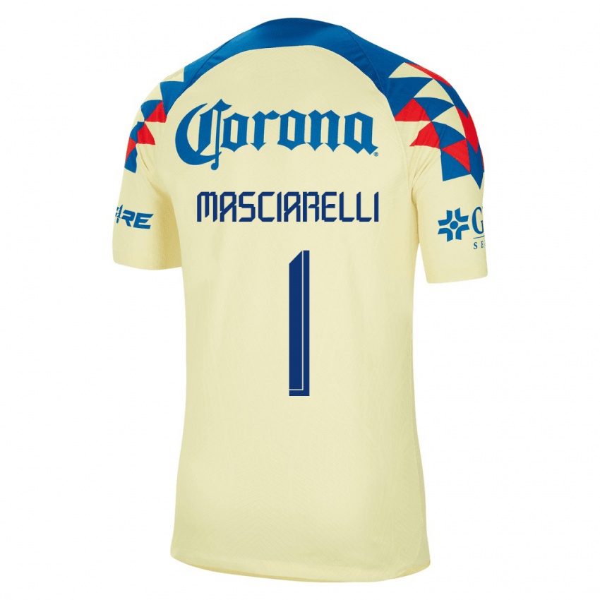 Homem Camisola Renata Masciarelli #1 Amarelo Principal 2023/24 Camisa