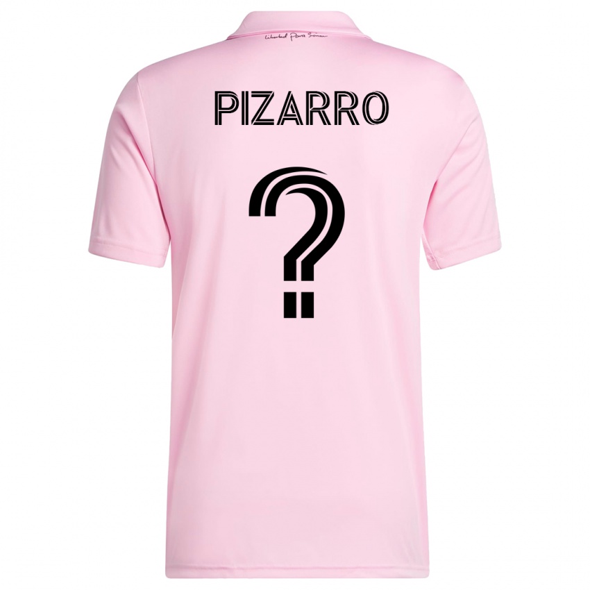 Homem Camisola Rodolfo Pizarro #0 Rosa Principal 2023/24 Camisa