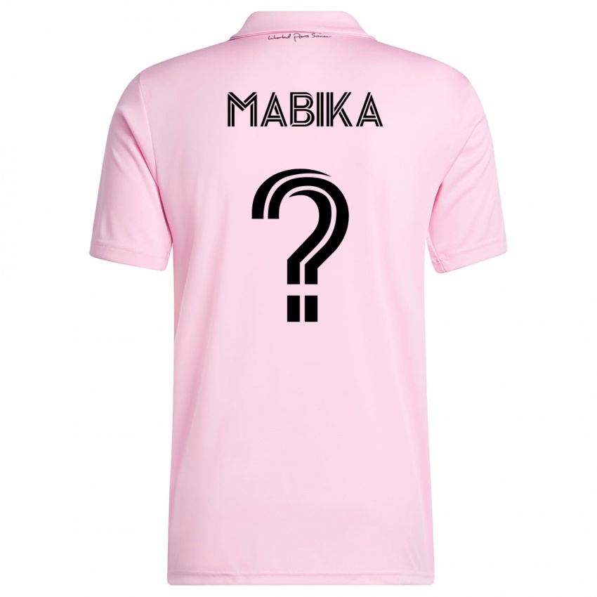 Homem Camisola Aimé Mabika #0 Rosa Principal 2023/24 Camisa