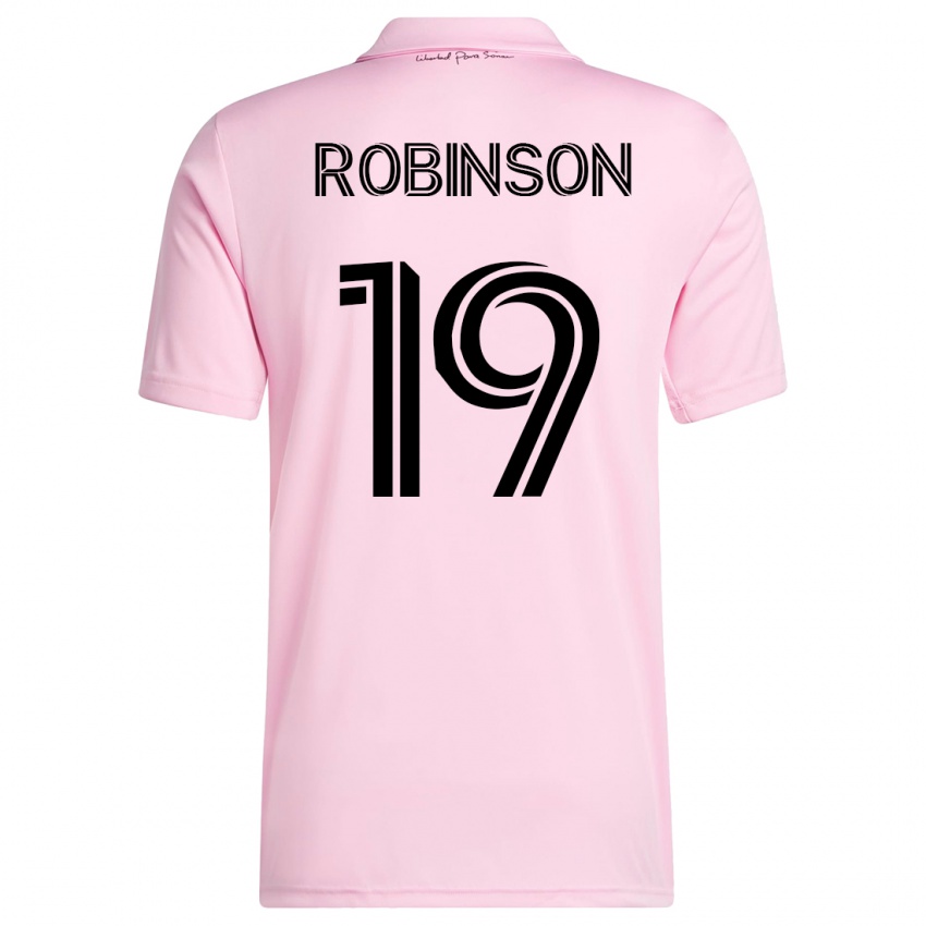 Homem Camisola Robbie Robinson #19 Rosa Principal 2023/24 Camisa