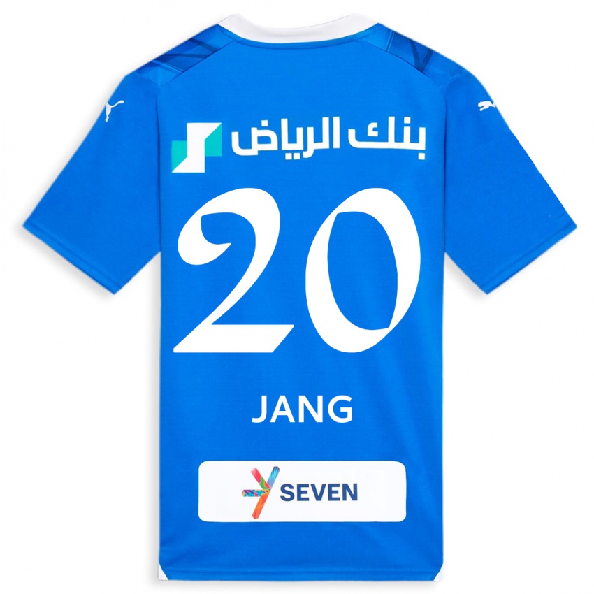 Homem Camisola Hyun-Soo Jang #20 Azul Principal 2023/24 Camisa