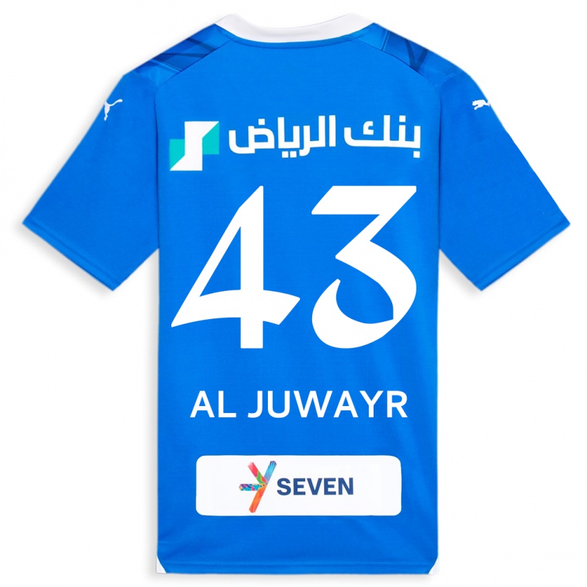 Homem Camisola Musab Al-Juwayr #43 Azul Principal 2023/24 Camisa