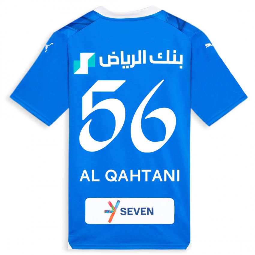 Homem Camisola Mohammed Al-Qahtani #56 Azul Principal 2023/24 Camisa