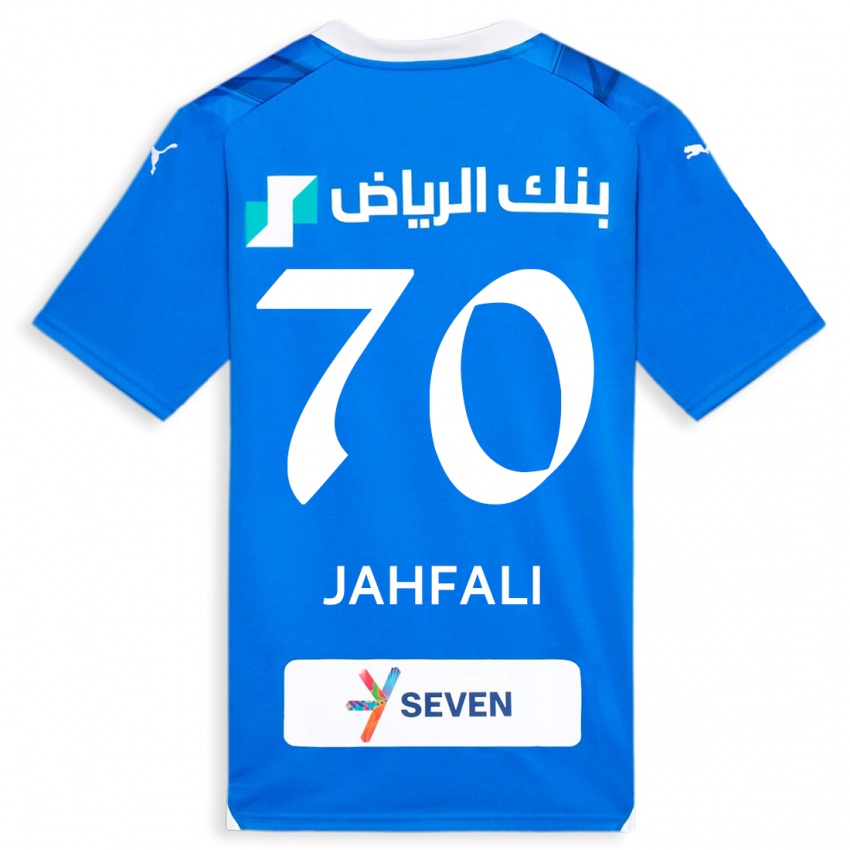 Homem Camisola Mohammed Jahfali #70 Azul Principal 2023/24 Camisa