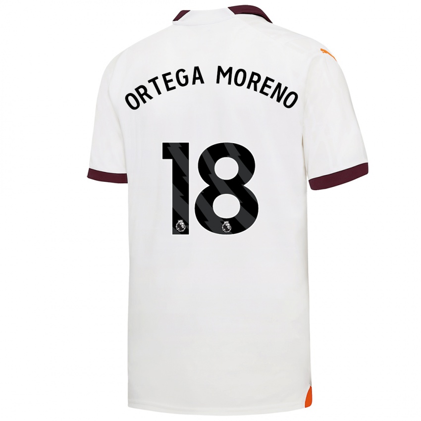 Homem Camisola Stefan Ortega Moreno #18 Branco Alternativa 2023/24 Camisa