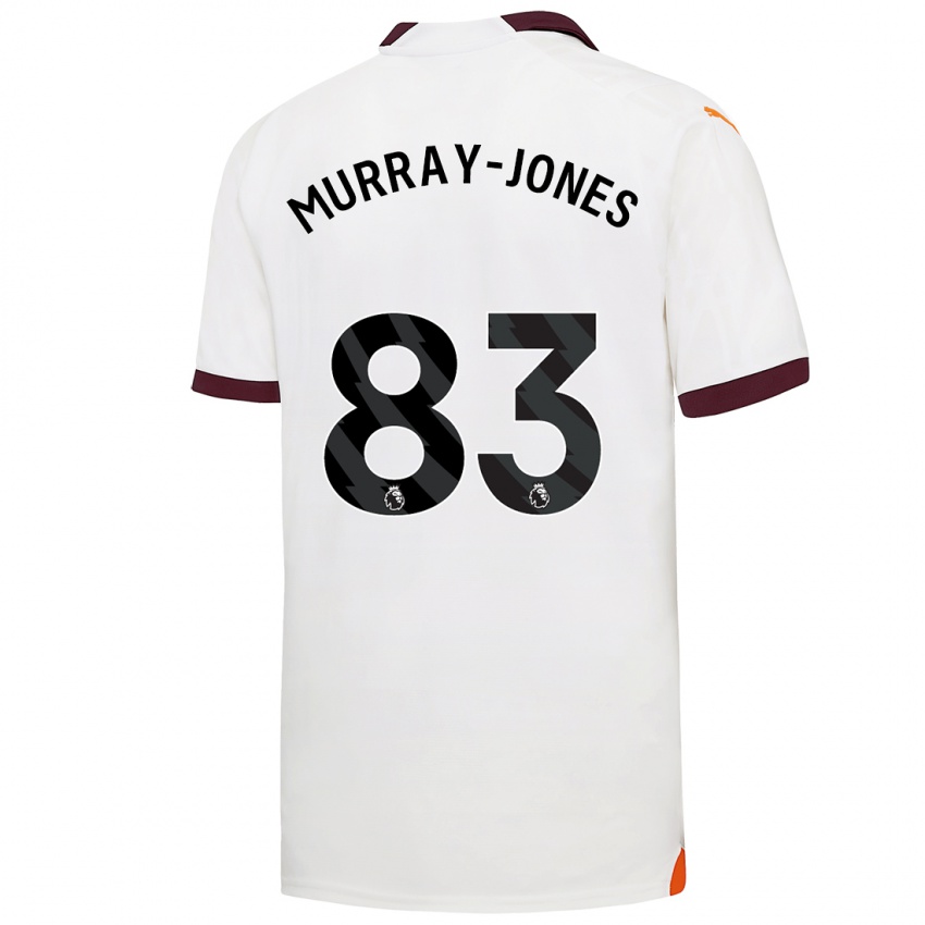 Homem Camisola George Murray-Jones #83 Branco Alternativa 2023/24 Camisa