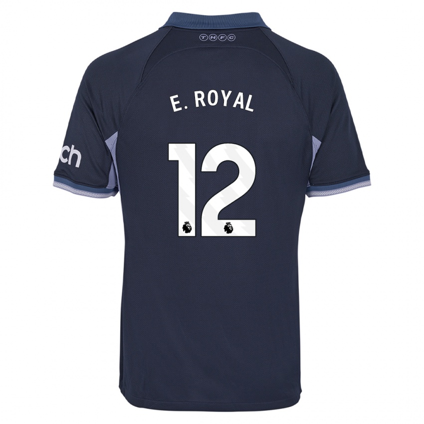 Homem Camisola Emerson Royal #12 Azul Escuro Alternativa 2023/24 Camisa