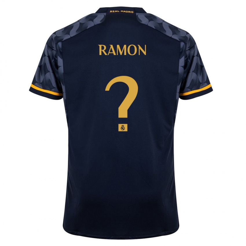 Homem Camisola Jacobo Ramon #0 Azul Escuro Alternativa 2023/24 Camisa