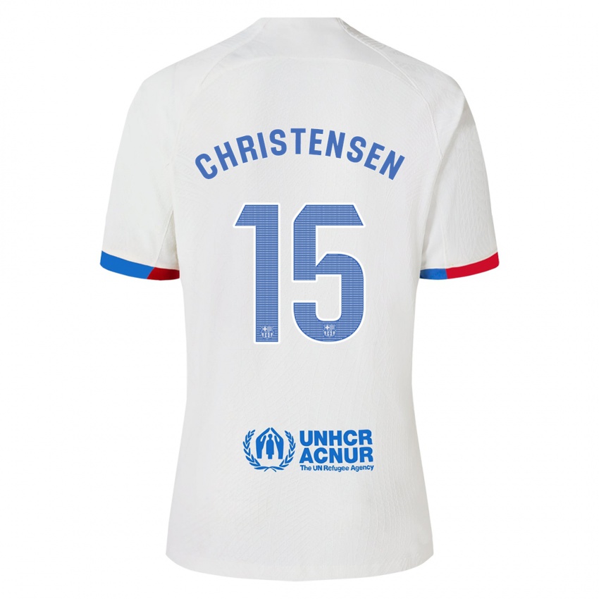 Homem Camisola Andreas Christensen #15 Branco Alternativa 2023/24 Camisa