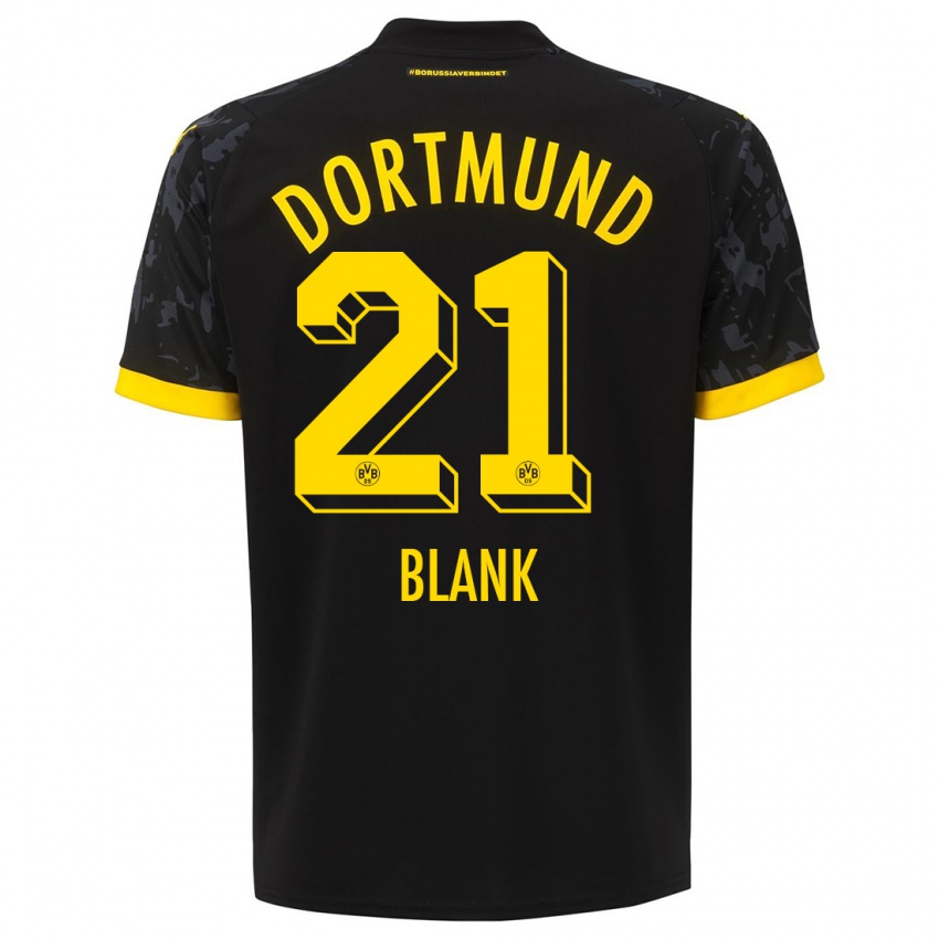 Homem Camisola Hendry Blank #21 Preto Alternativa 2023/24 Camisa