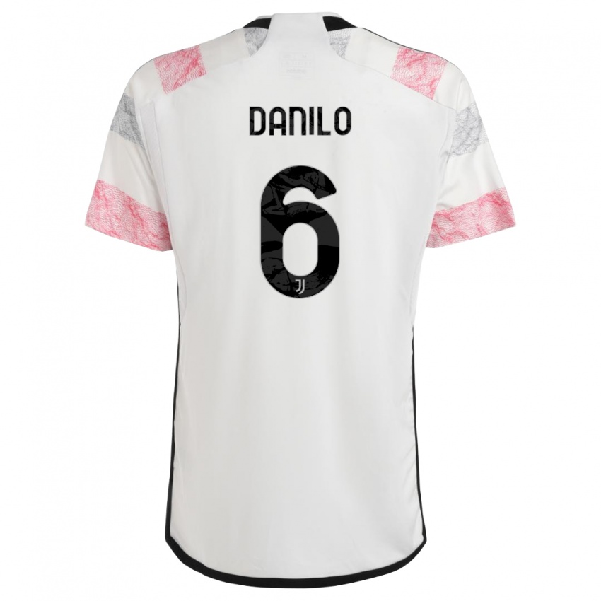 Homem Camisola Danilo #6 Branco Rosa Alternativa 2023/24 Camisa