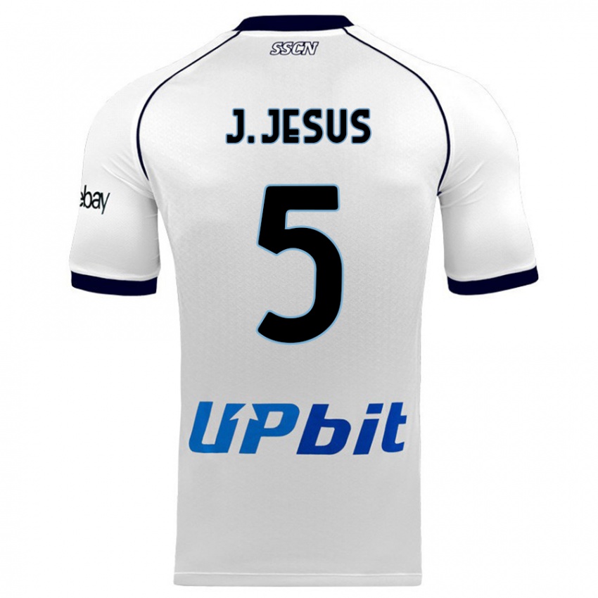 Homem Camisola Juan Jesus #5 Branco Alternativa 2023/24 Camisa
