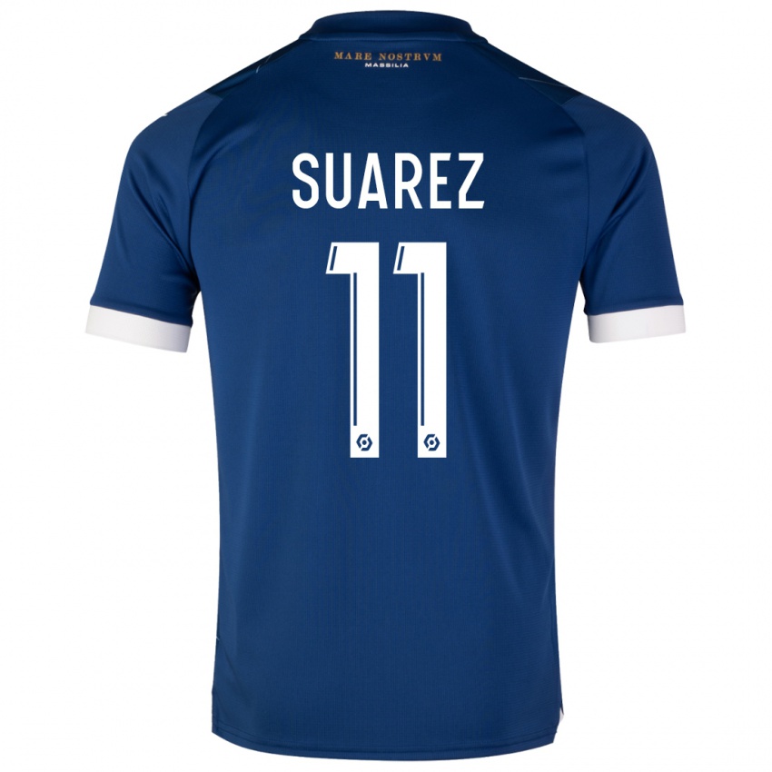 Homem Camisola Luis Suarez #11 Azul Escuro Alternativa 2023/24 Camisa