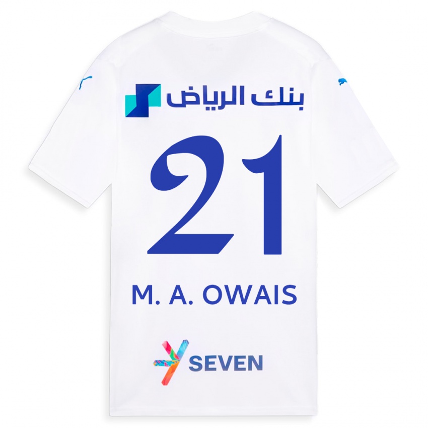 Homem Camisola Mohammed Al-Owais #21 Branco Alternativa 2023/24 Camisa