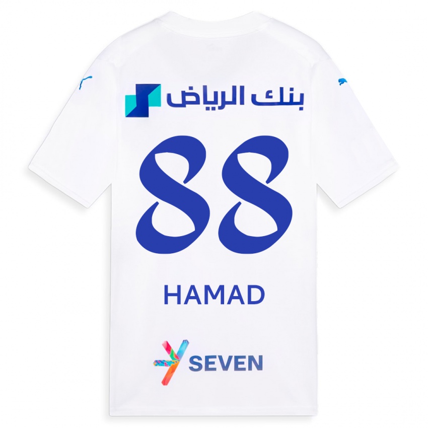 Homem Camisola Hamad Al-Yami #88 Branco Alternativa 2023/24 Camisa