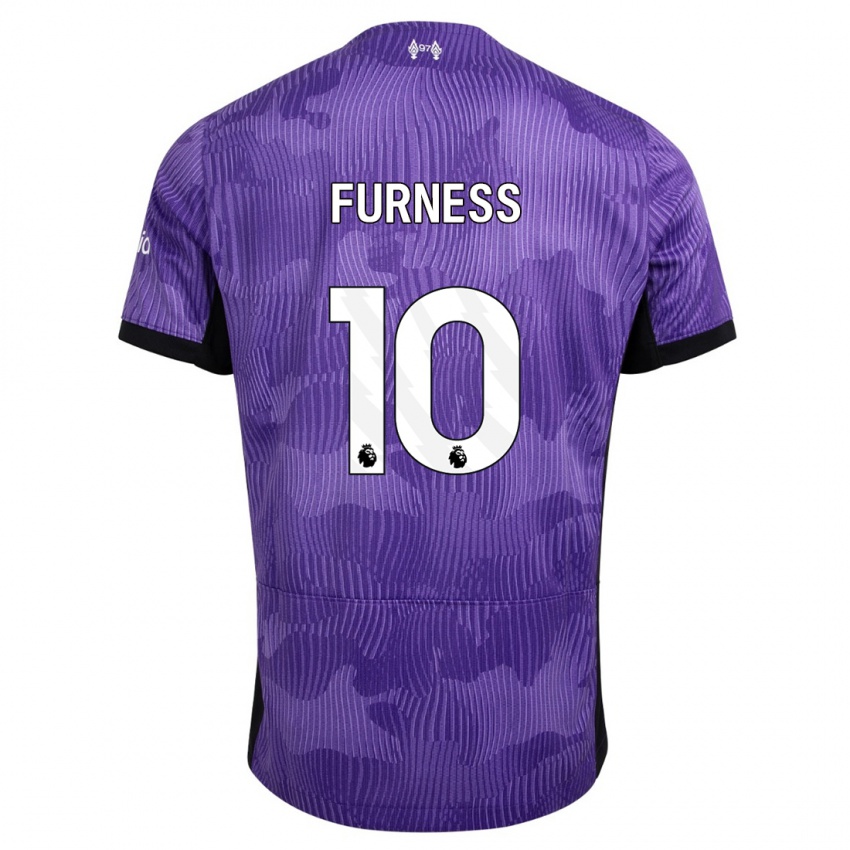 Homem Camisola Rachel Furness #10 Roxo Terceiro 2023/24 Camisa