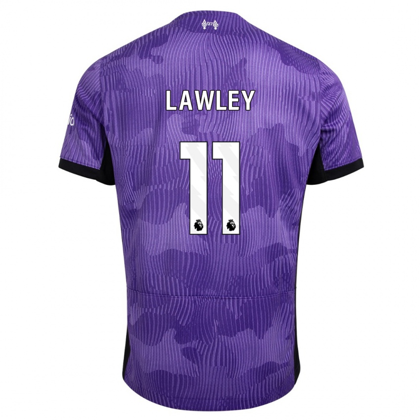 Homem Camisola Melissa Lawley #11 Roxo Terceiro 2023/24 Camisa