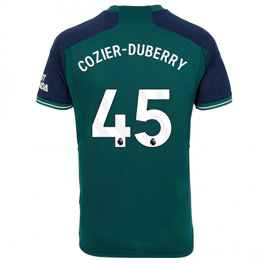 Homem Camisola Amario Cozier-Duberry #45 Verde Terceiro 2023/24 Camisa