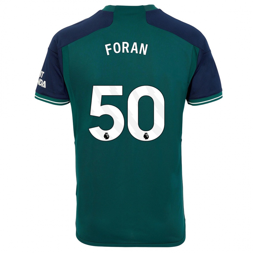 Homem Camisola Taylor Foran #50 Verde Terceiro 2023/24 Camisa