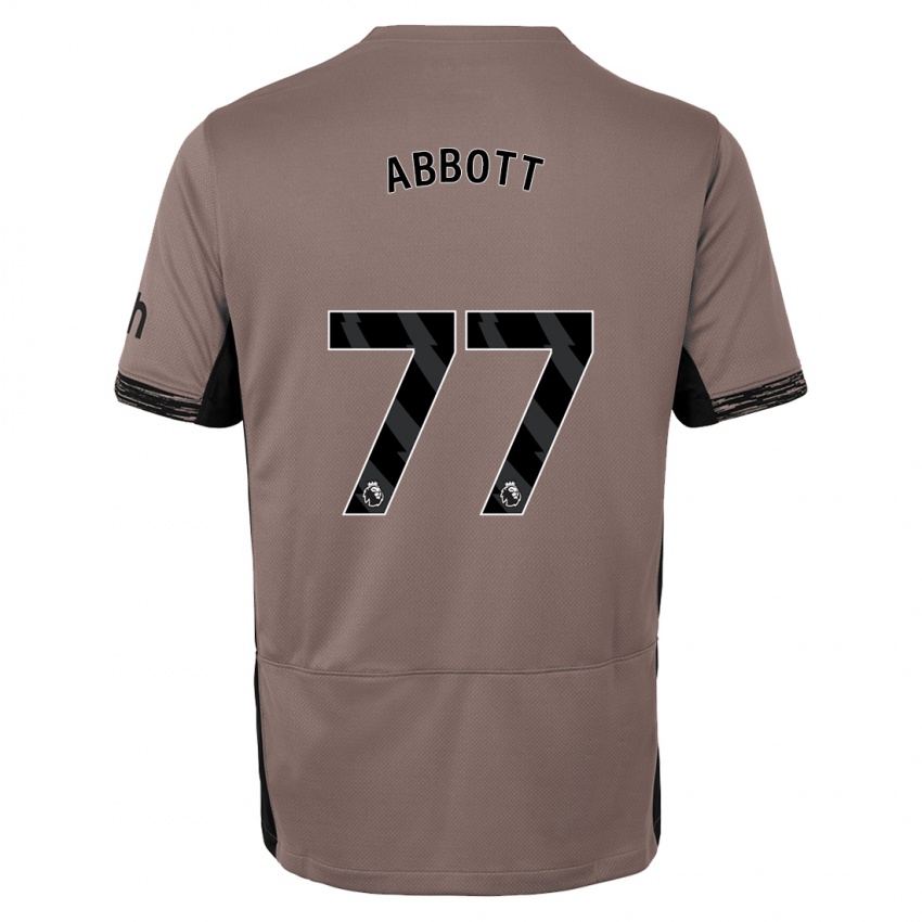 Homem Camisola George Abbott #77 Bege Escuro Terceiro 2023/24 Camisa