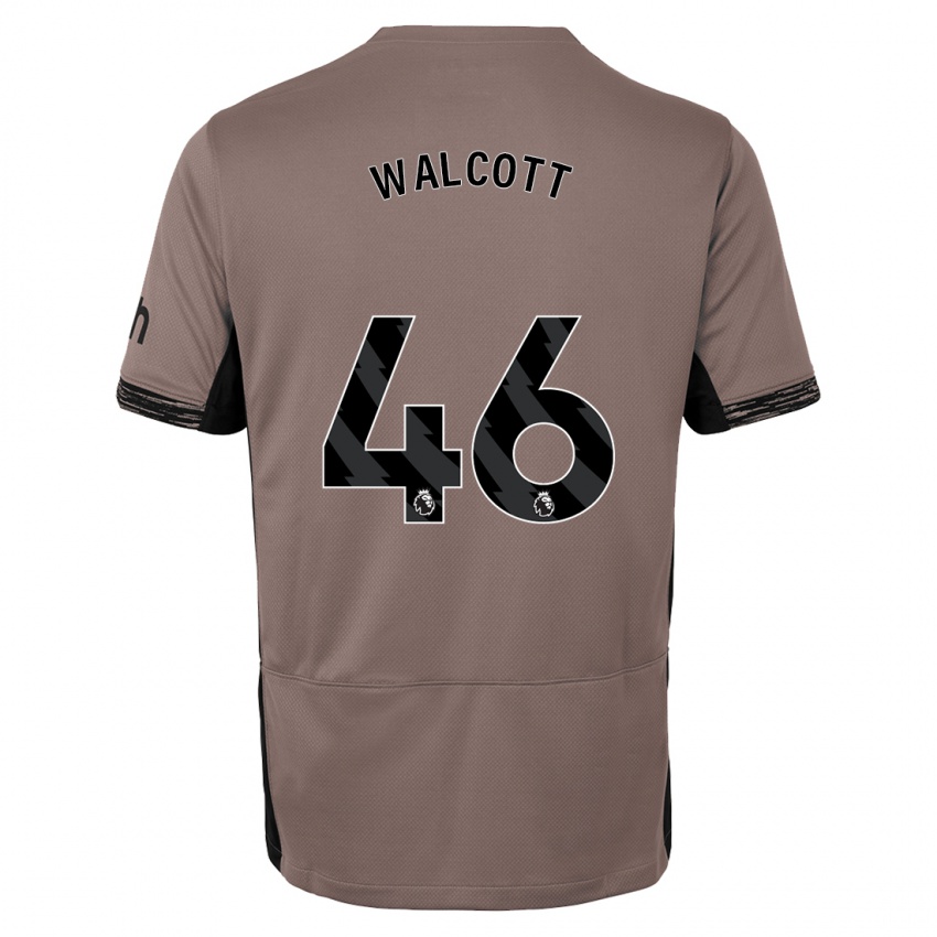 Homem Camisola Malachi Fagan Walcott #46 Bege Escuro Terceiro 2023/24 Camisa