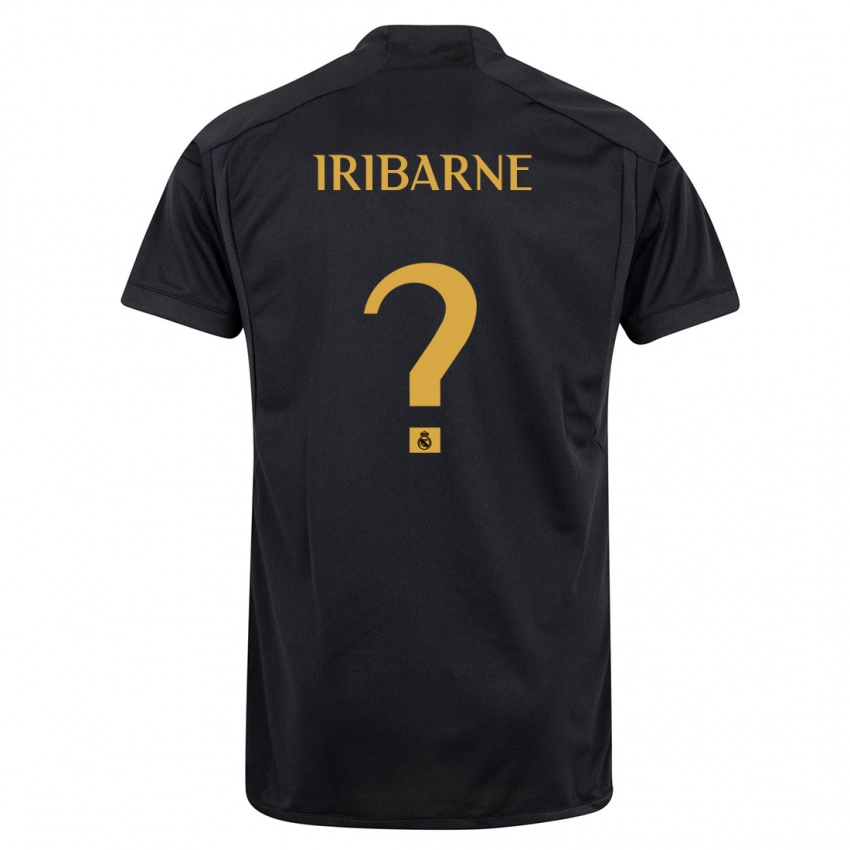 Homem Camisola Bruno Iribarne #0 Preto Terceiro 2023/24 Camisa