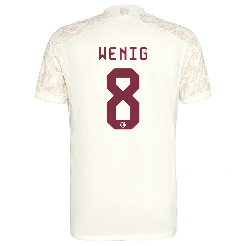 Homem Camisola Marcel Wenig #8 Off White Terceiro 2023/24 Camisa