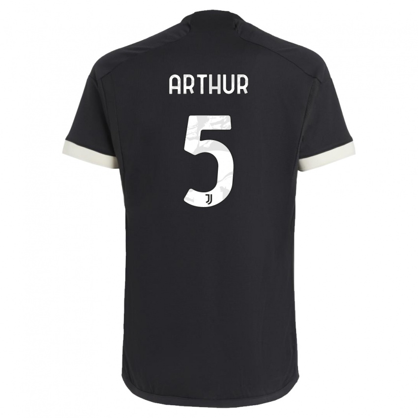 Homem Camisola Arthur #5 Preto Terceiro 2023/24 Camisa