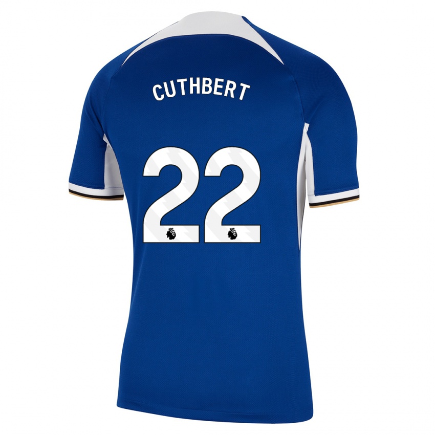 Mulher Camisola Erin Cuthbert #22 Azul Principal 2023/24 Camisa