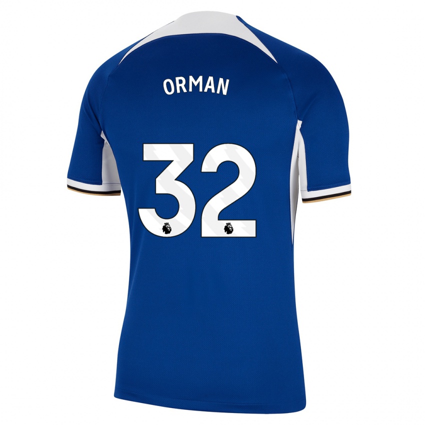 Mulher Camisola Emily Orman #32 Azul Principal 2023/24 Camisa