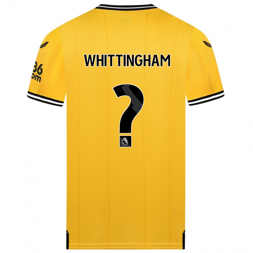 Mulher Camisola Matthew Whittingham #0 Amarelo Principal 2023/24 Camisa