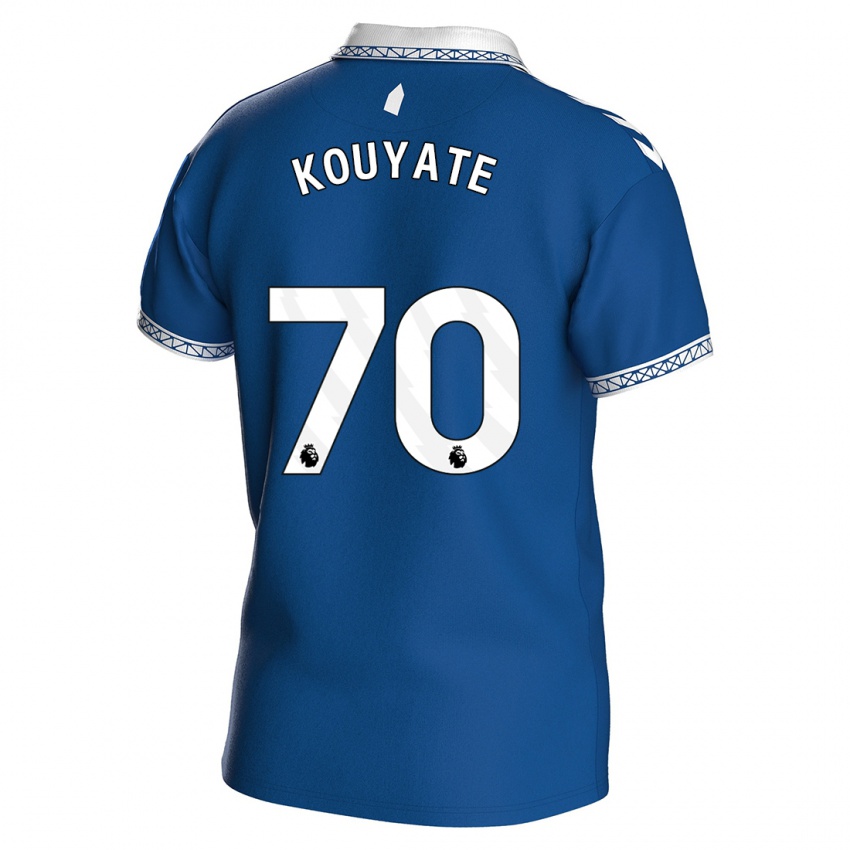 Mulher Camisola Katia Kouyate #70 Azul Real Principal 2023/24 Camisa