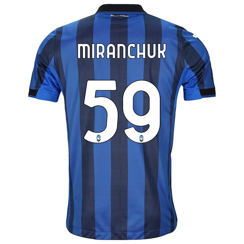 Mulher Camisola Aleksey Miranchuk #59 Preto Azul Principal 2023/24 Camisa