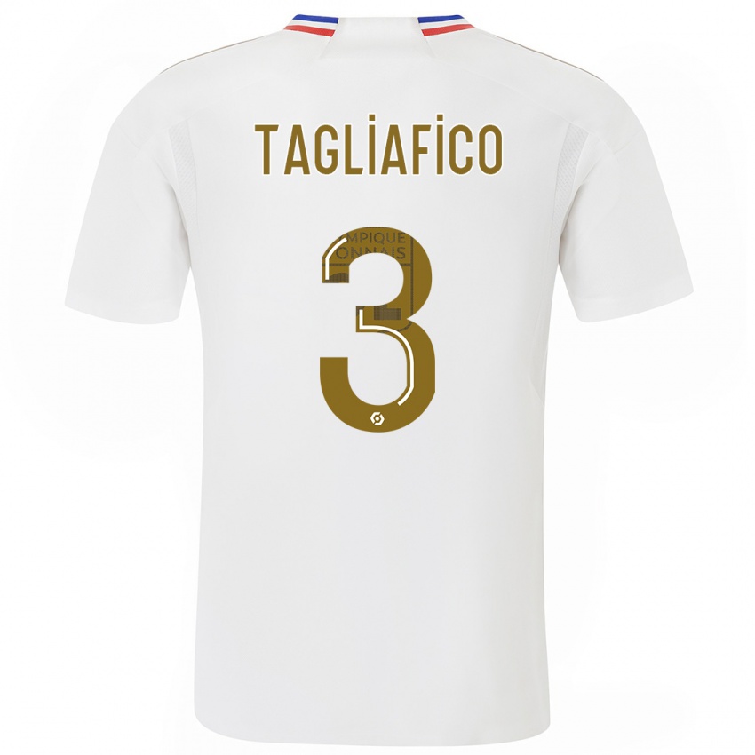 Mulher Camisola Nicolas Tagliafico #3 Branco Principal 2023/24 Camisa