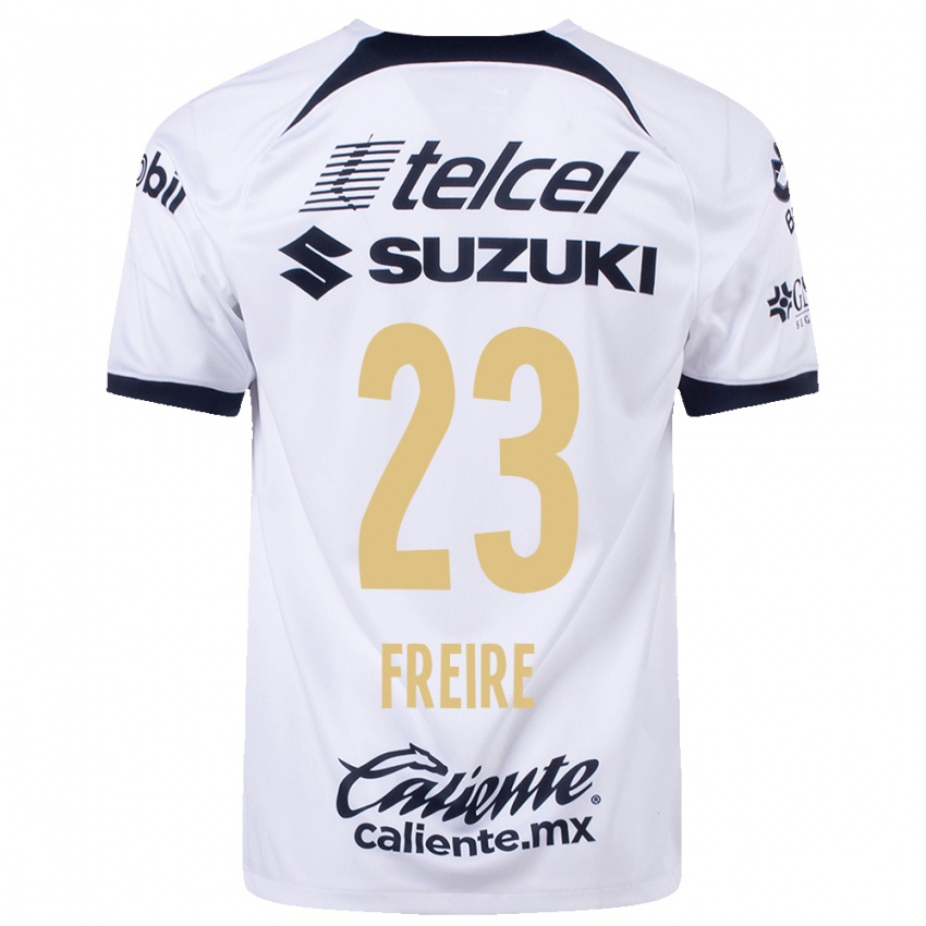 Mulher Camisola Nicolas Freire #23 Branco Principal 2023/24 Camisa