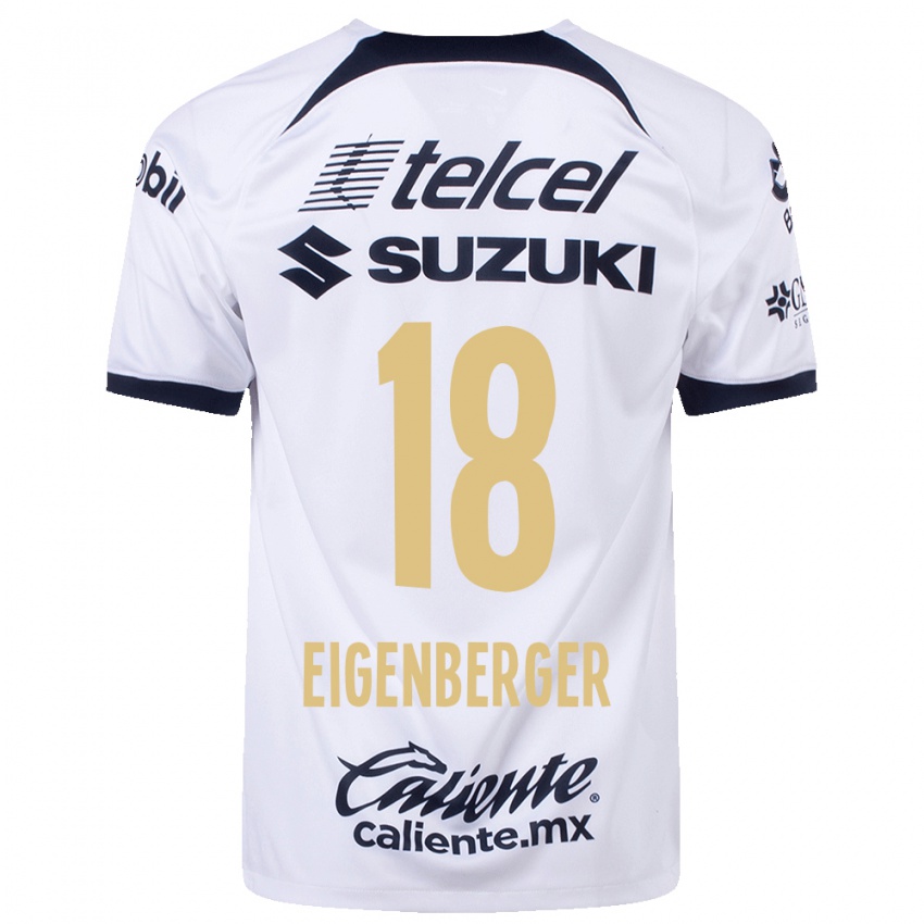 Mulher Camisola Chandra Eigenberger #18 Branco Principal 2023/24 Camisa