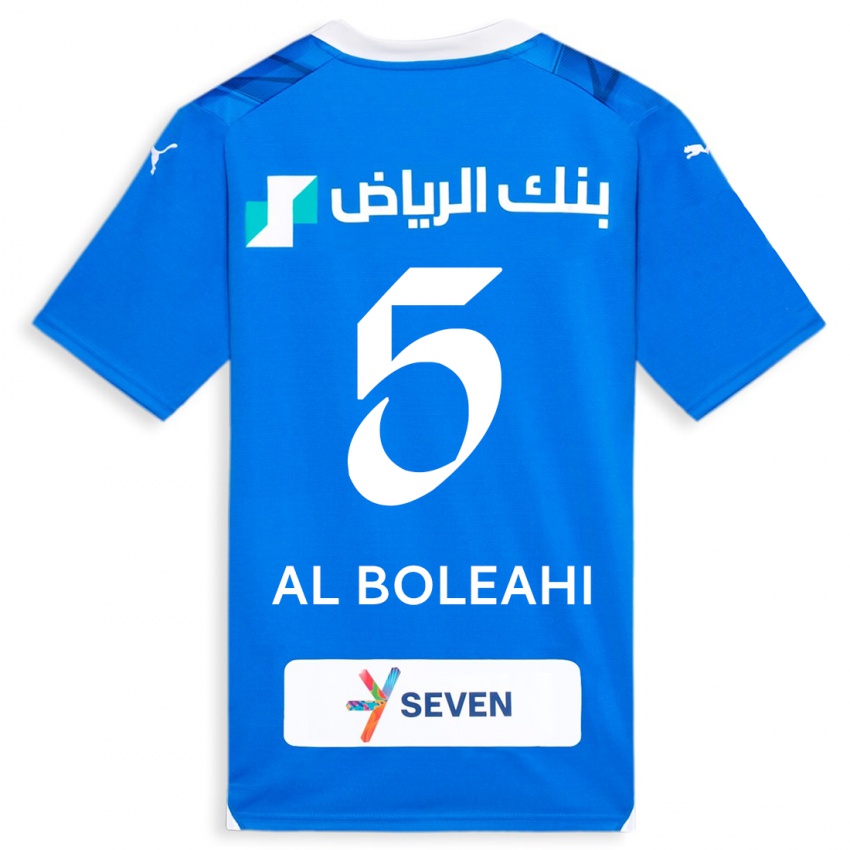 Mulher Camisola Ali Al-Boleahi #5 Azul Principal 2023/24 Camisa