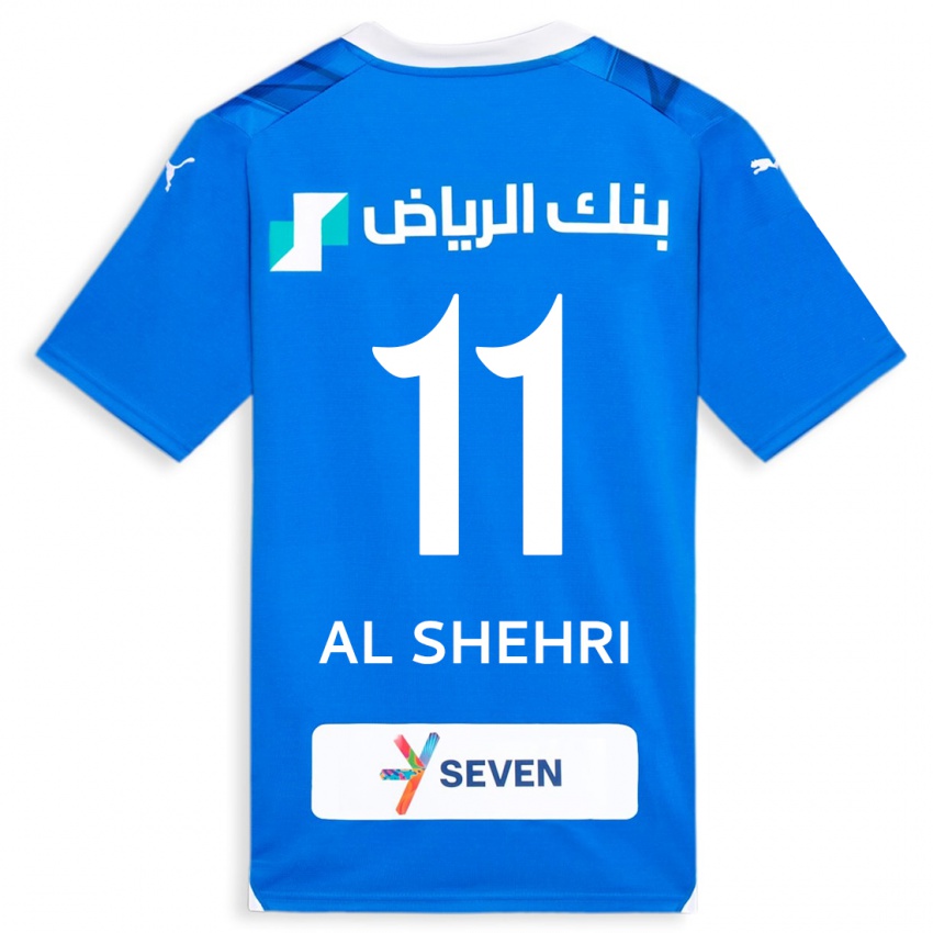 Mulher Camisola Saleh Al-Shehri #11 Azul Principal 2023/24 Camisa