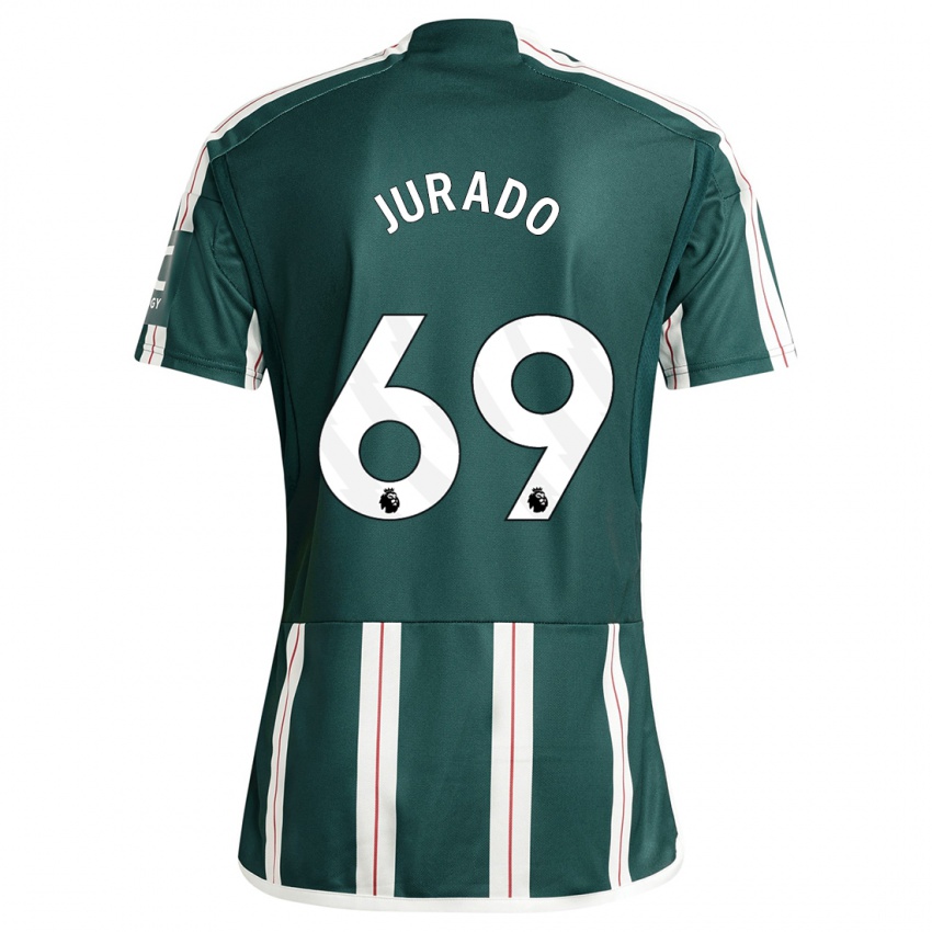 Mulher Camisola Marc Jurado #69 Verde Escuro Alternativa 2023/24 Camisa