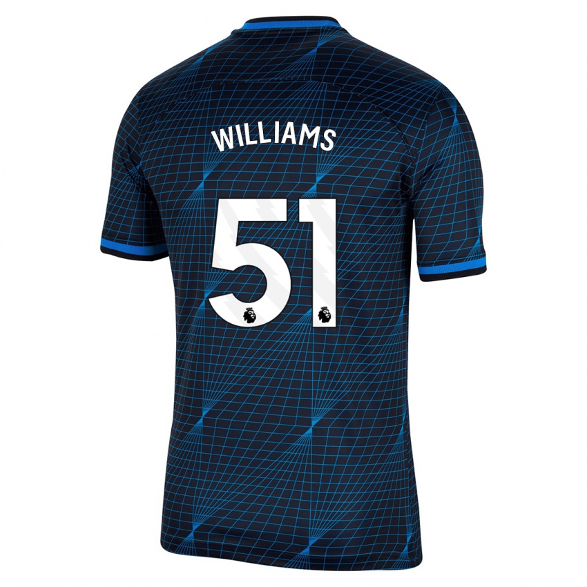 Mulher Camisola Dylan Williams #51 Azul Escuro Alternativa 2023/24 Camisa