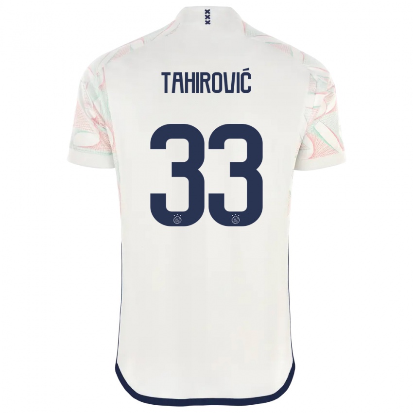 Mulher Camisola Benjamin Tahirovic #33 Branco Alternativa 2023/24 Camisa