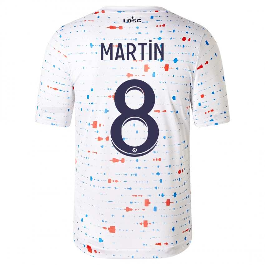 Mulher Camisola Jonas Martin #8 Branco Alternativa 2023/24 Camisa