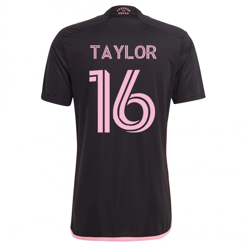 Mulher Camisola Robert Taylor #16 Preto Alternativa 2023/24 Camisa