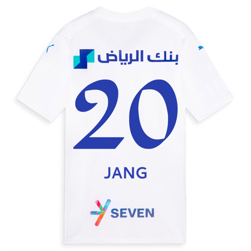 Mulher Camisola Hyun-Soo Jang #20 Branco Alternativa 2023/24 Camisa