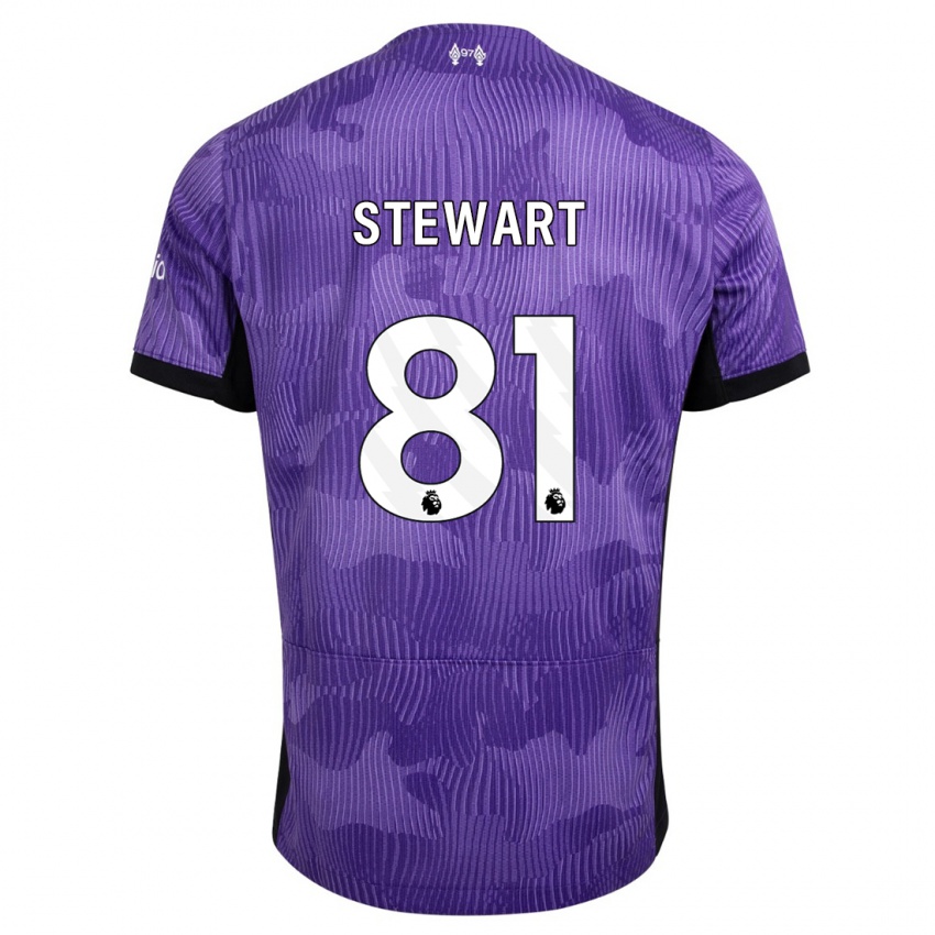 Mulher Camisola Layton Stewart #81 Roxo Terceiro 2023/24 Camisa