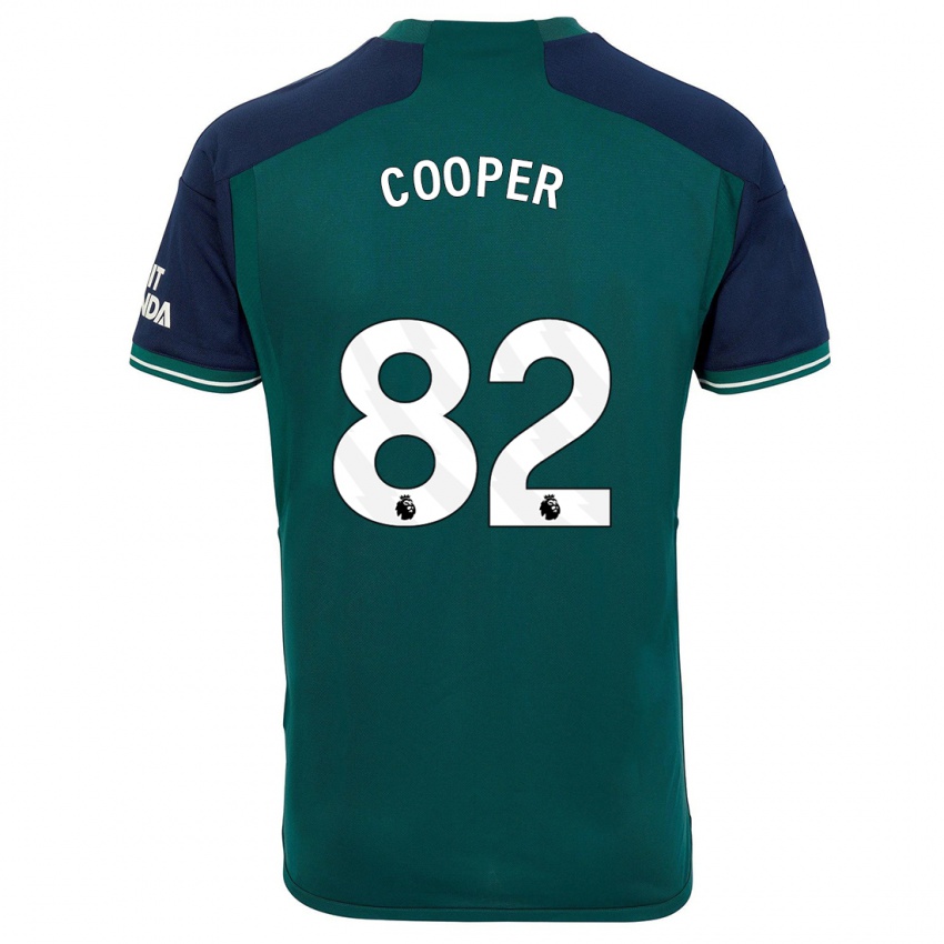 Mulher Camisola Noah Cooper #82 Verde Terceiro 2023/24 Camisa