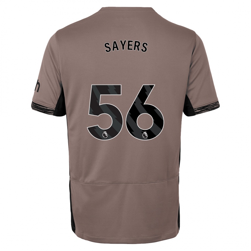 Mulher Camisola Charlie Sayers #56 Bege Escuro Terceiro 2023/24 Camisa