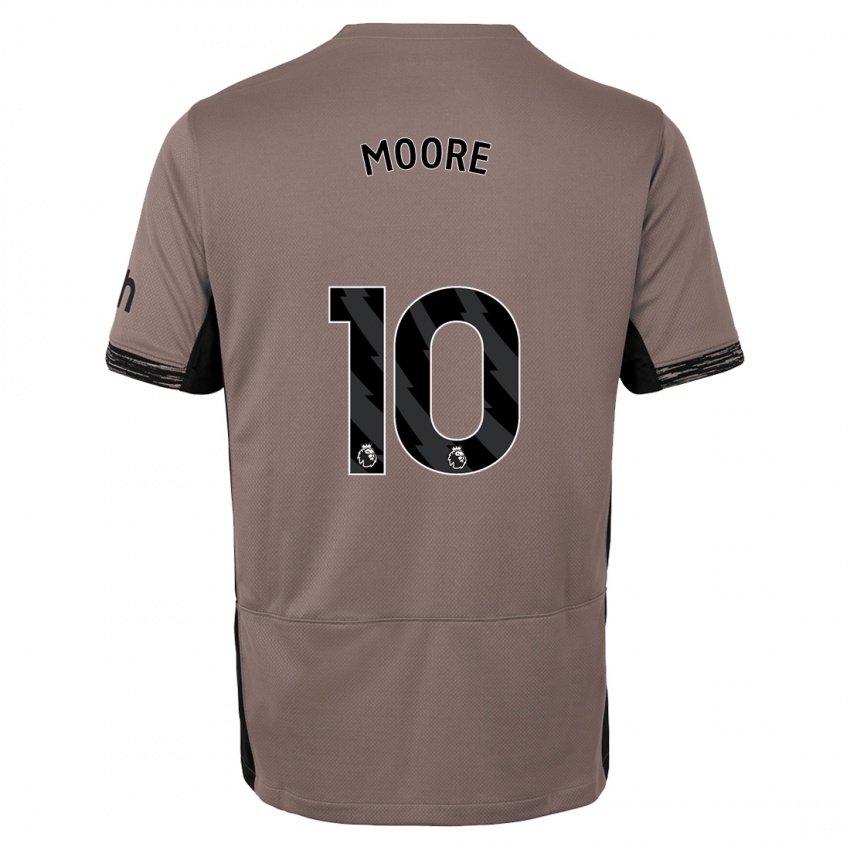 Mulher Camisola Mikey Moore #10 Bege Escuro Terceiro 2023/24 Camisa