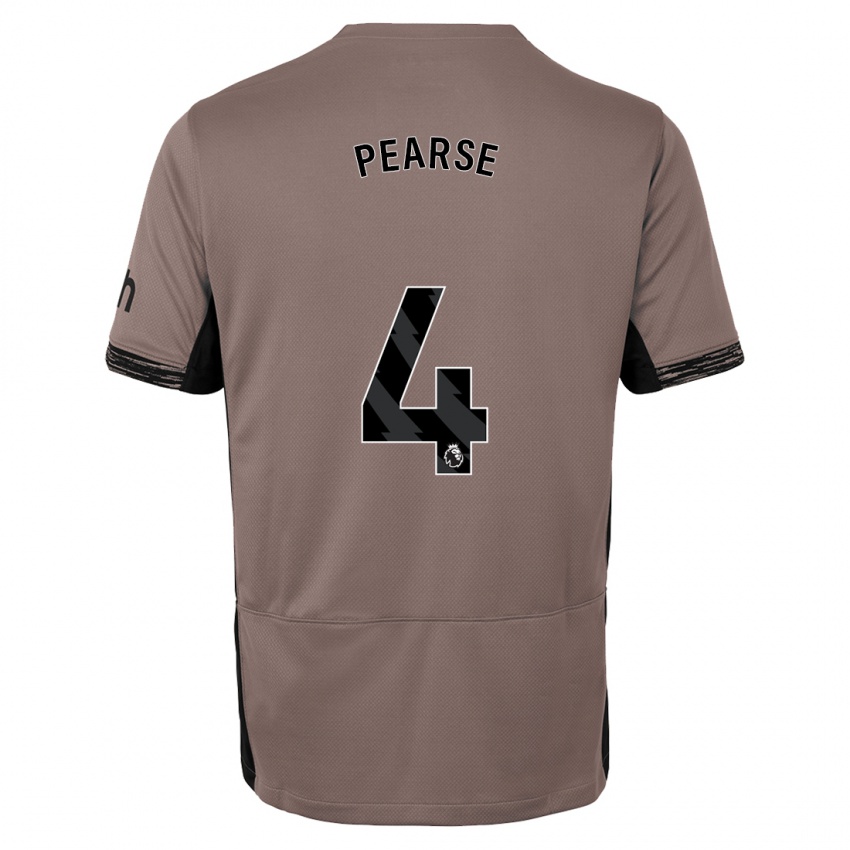 Mulher Camisola Gracie Pearse #4 Bege Escuro Terceiro 2023/24 Camisa